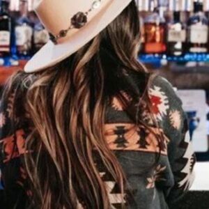 Aztec Patterned Cardigan with Tan Accents . Like new!! Only worn a couple times.